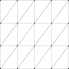 'Natural' tessellated quad (4x3)